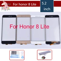 for huawei honor 8 lite dual pra al00 pra al00x pra al00 touch screen touch panel sensor digitizer front glass for honor 8lite