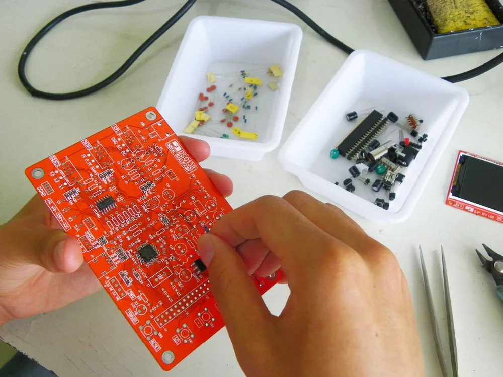 Оригинальный цифровой осциллограф JYETech DSO138 2 4 'TFT набор для самостоятельной