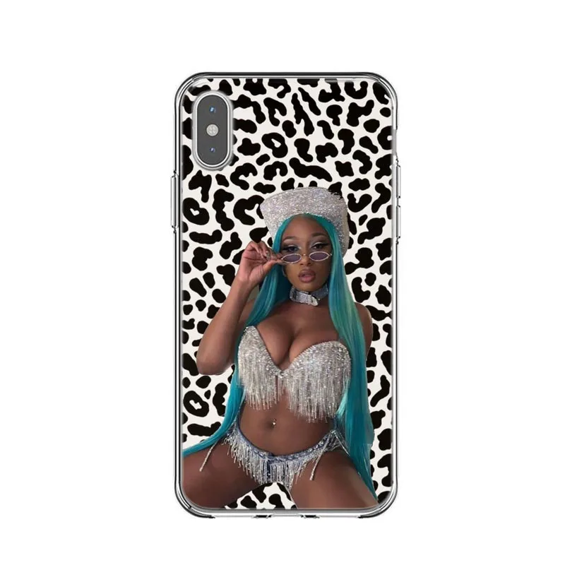 Силиконовый чехол для телефона Megan Thee Stallion Fever для iPhone XR X XS Max 6 6splus 7 7Plus 8 8 Plus 5 5S SE Rapper