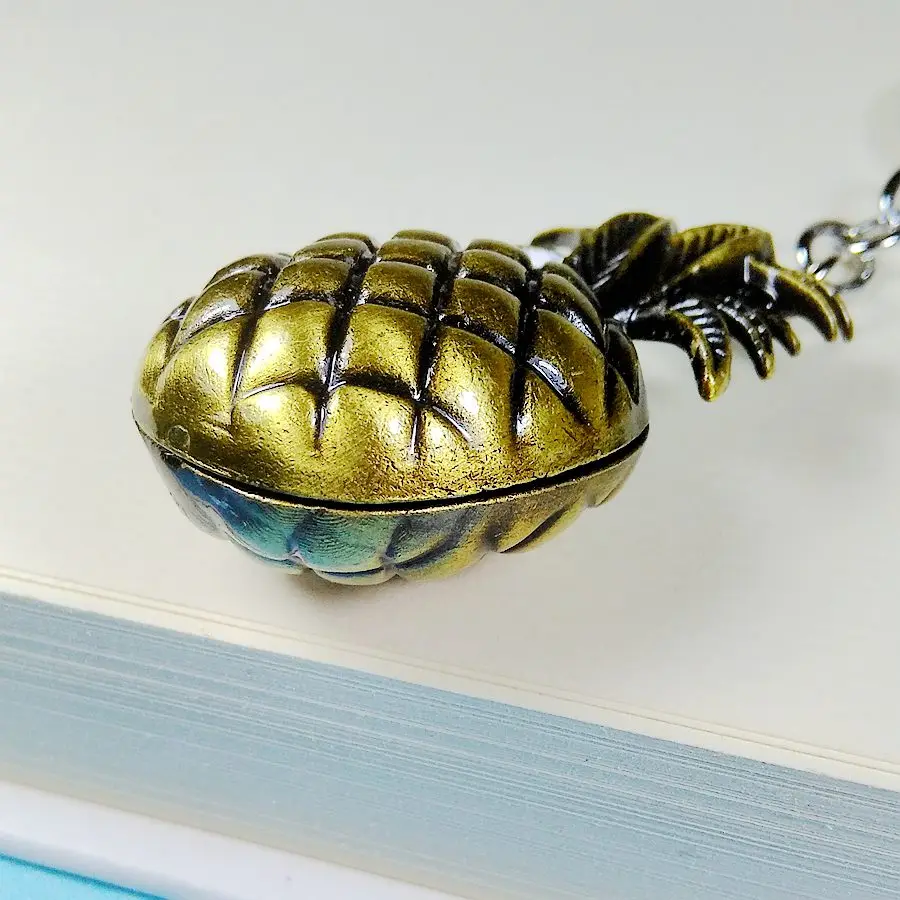 5 шт. Новинка 2017 милый уникального металла ананас кольцо брелок Брелок креативные