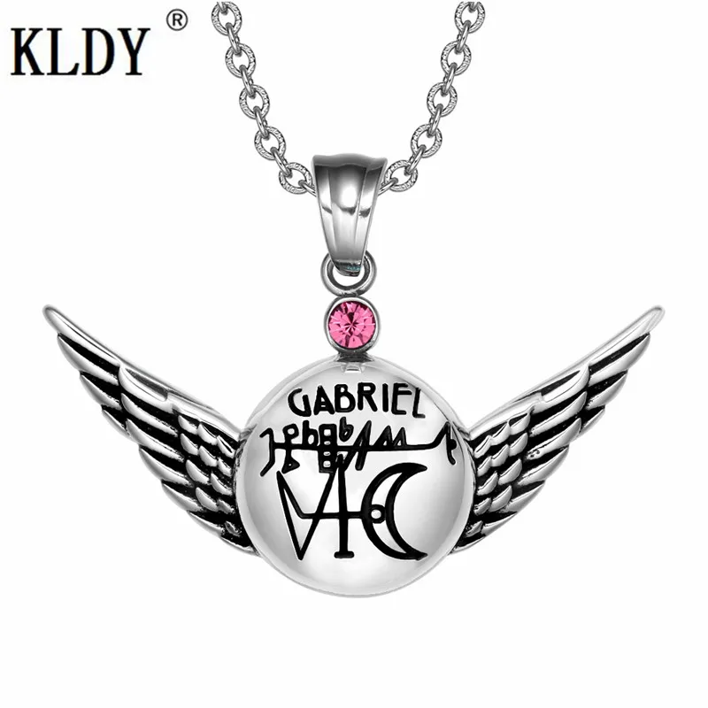 KLDY Подвески с розовым кристаллом подвески бижутерия серии Archangel Gabriel волшебный