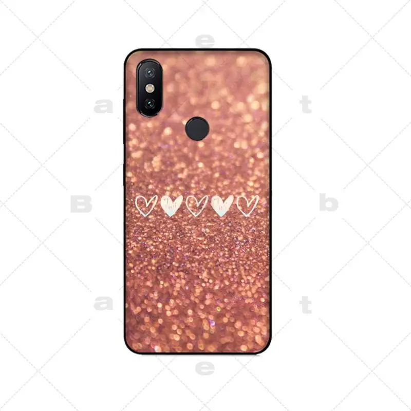 A2 Пайетки в форме сердца DIY роскошные высокого класса протектор чехол для Xiaomi mi6 mi8 Redmi5 Redmi 5 плюс MIX2 MIX2S Max2 max3 - Цвет: A2