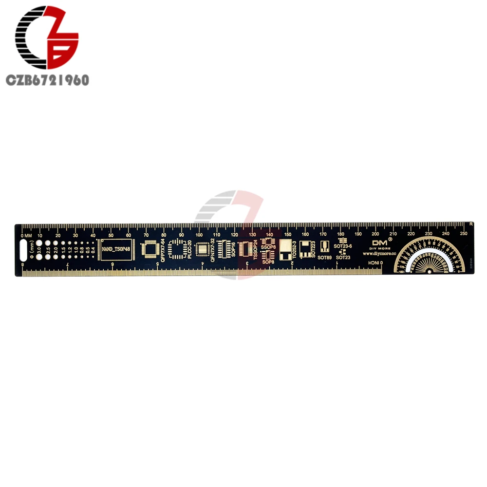 25 см исходная линейка PCB v2 - 8 &quotPCB упаковочные блоки для электронных инженеров