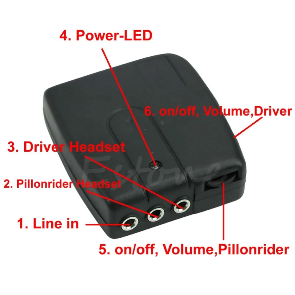 Motorbike Motorcycle Helmet 2-way Intercom Headset Communication System | Автомобили и мотоциклы