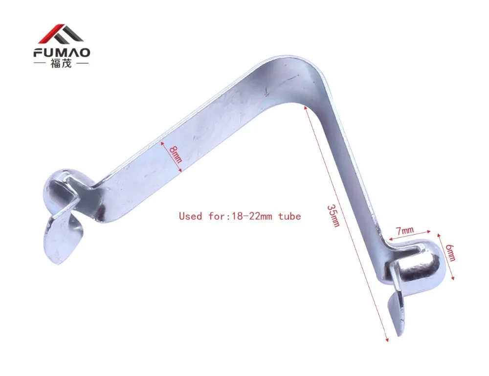 Производство оцинкованное металлические зажимы для труб двойной головкой Весна