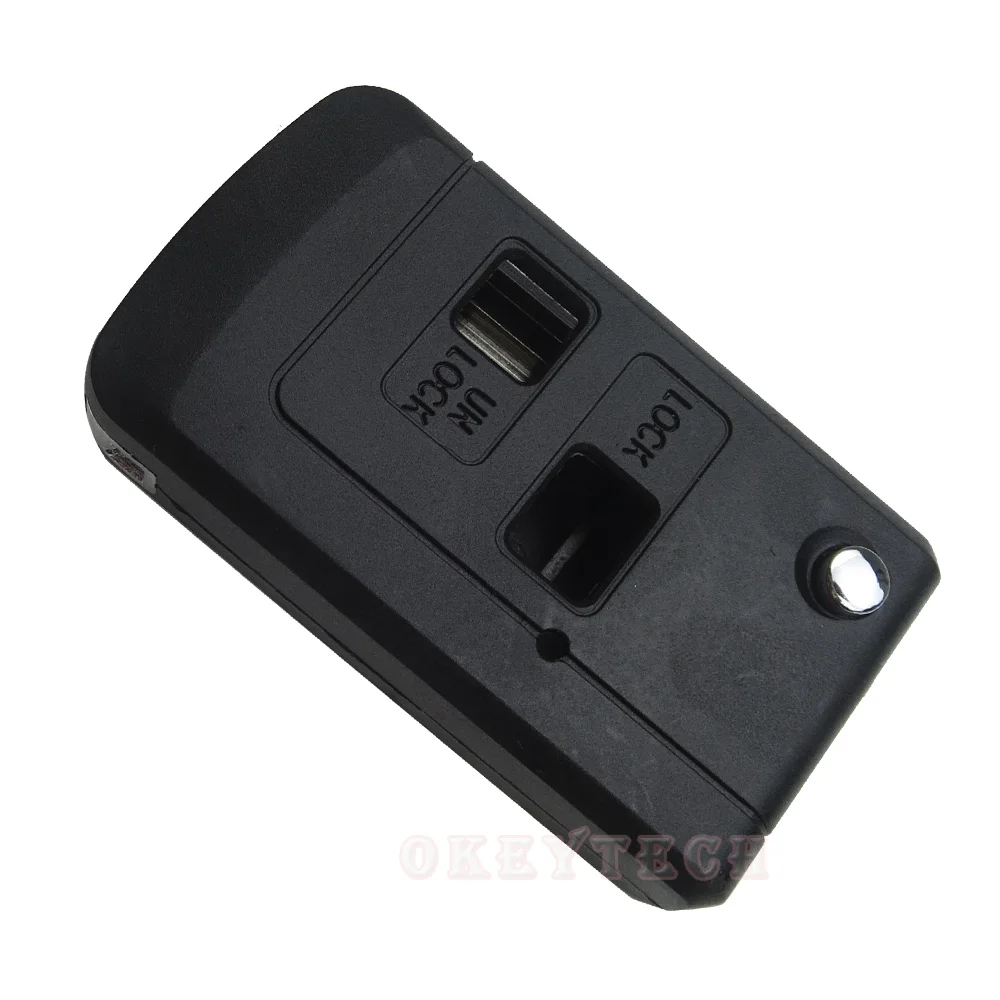 Модифицированный чехол для автомобильного ключа OkeyTech с 2 кнопками складной