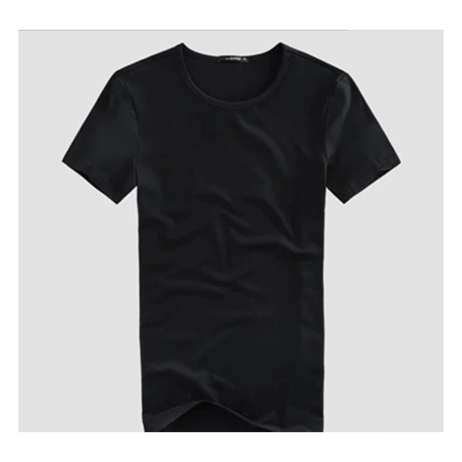 ZOGAA/летние мужские футболки мужская повседневная Однотонная футболка с коротким