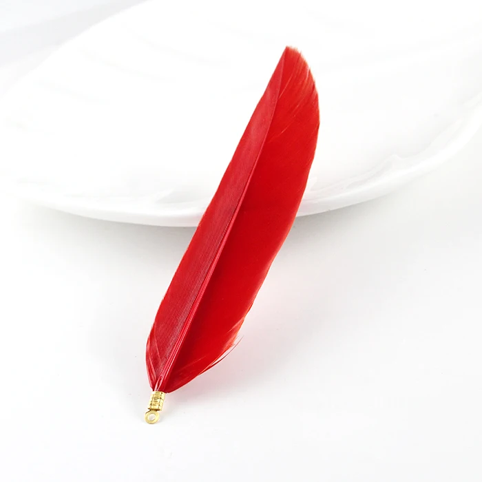 35 шт красочные гусиные перья отлично подходит для свадебных украшений сережек и