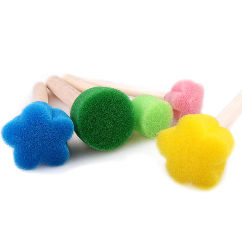 5 шт. Новый уплотнение губки Красочные Детские Обучающие граффити набор игрушек