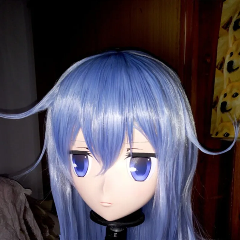 

high quality handmade female Kigurumi silicone full head anime mask kigurumi cosplay crossdresser fetish customize role