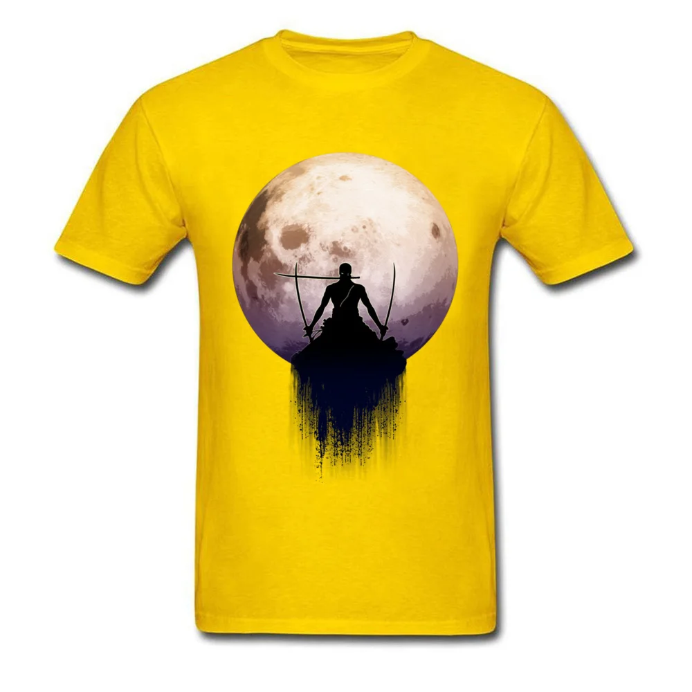 Мужская футболка из 100% хлопка Модный японский ниндзя с тройным мечом и скрытым