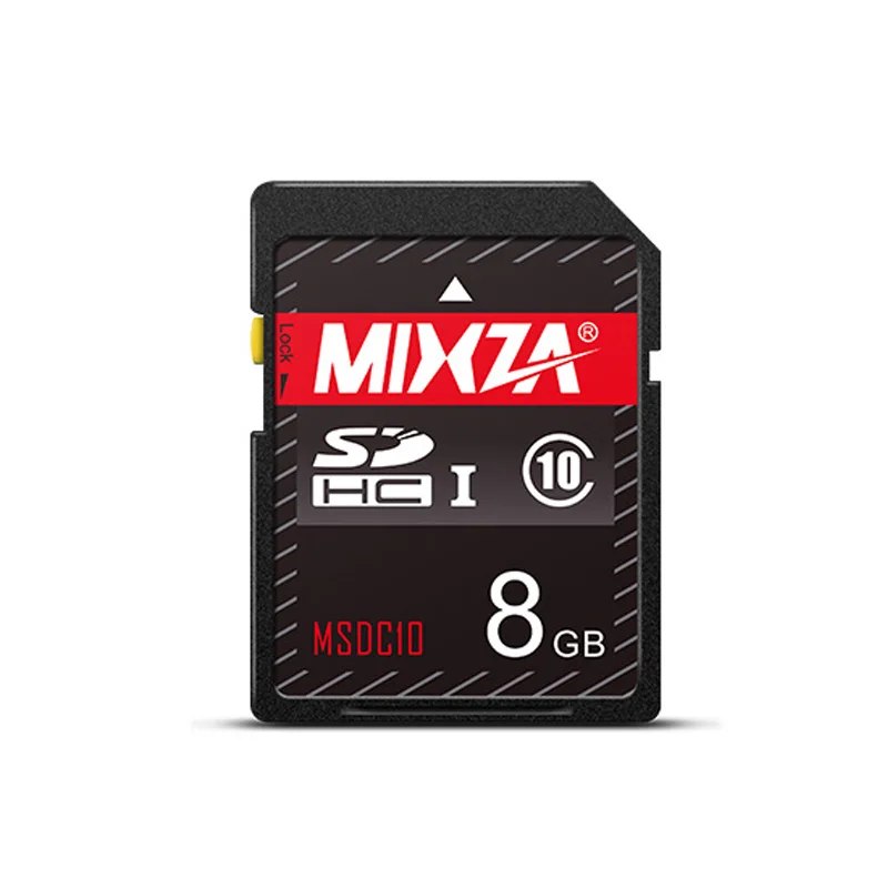 Бренд MIXZA SD карта 8 16 32 64 ГБ SDHC SDXC класса 10 UHS-I флэш-карта памяти для Canon Nikon Casio Fujifilm