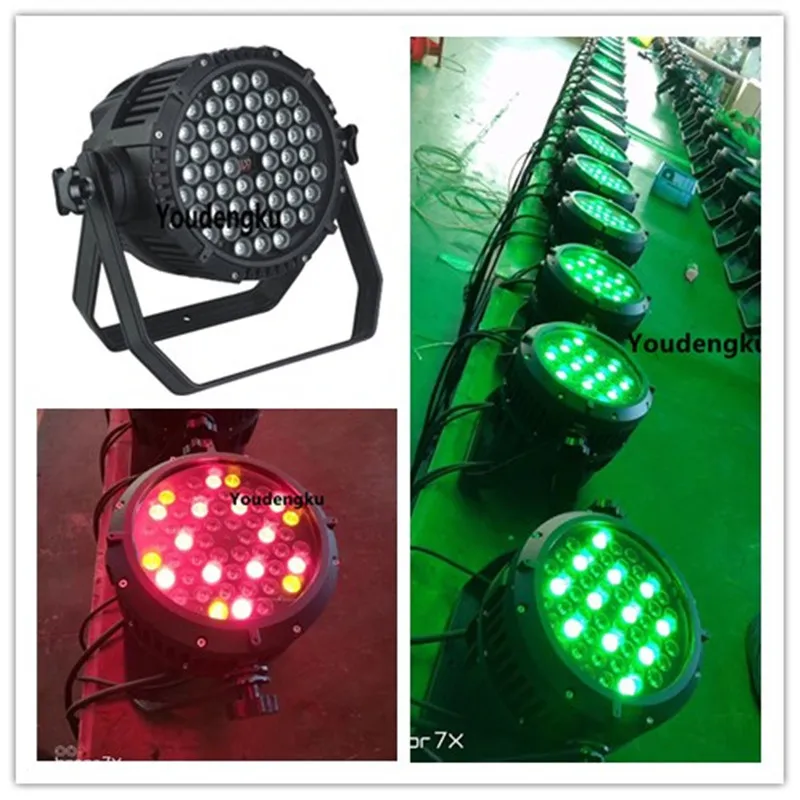 

20 pieces DMX512 Waterproof LED Par64 54x3w RGBWA outdoor par can light