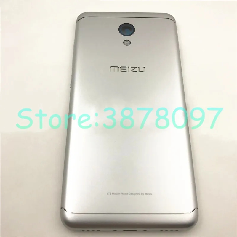 Новинка 5,2 дюйма для Meizu M6 m6 mini M711H M711Q Металлическая задняя крышка для аккумулятора запасные части чехол+ кнопки объектив камеры+ боковые клавиши