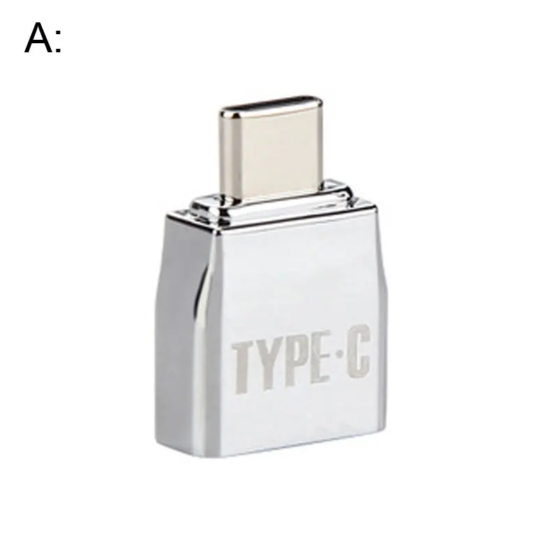 Easya OTG Тип USB-C адаптер USB 2.0 Micro USB, micro SD Card Reader USB c концентратора для MacBook Pro 30 шт./лот