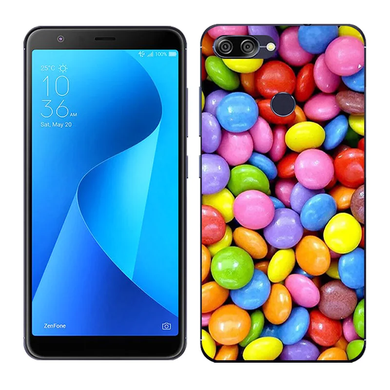 14 Силиконовый чехол для Asus Zenfone Max Plus M1, мягкая задняя крышка с рисунком Пейзажа для Asus Zenfone Max Plus M1 ZB570TL X018D - Цвет: 14