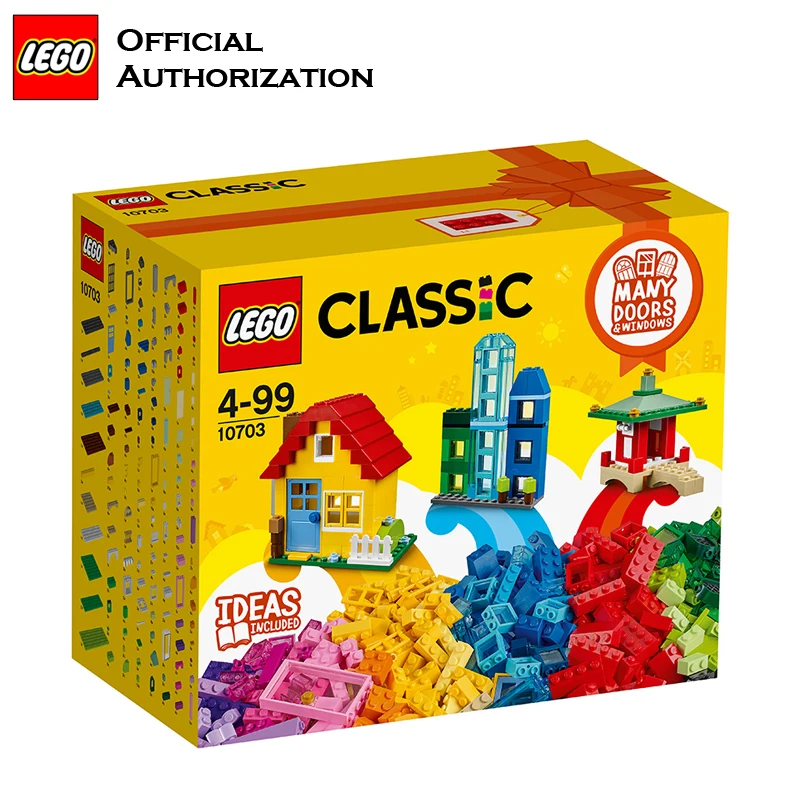 Lego Classic Series 502pcs строительные блоки коробка детские игрушки 10703 Бесплатные