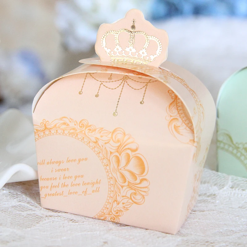 Королевская корона дизайн сладкие конфеты шоколадное печенье коробка свадебные