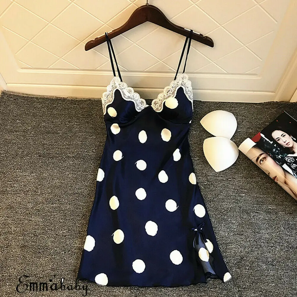 Сексуальная Женская одежда для сна кружевной Атласный топ с оборками шорты