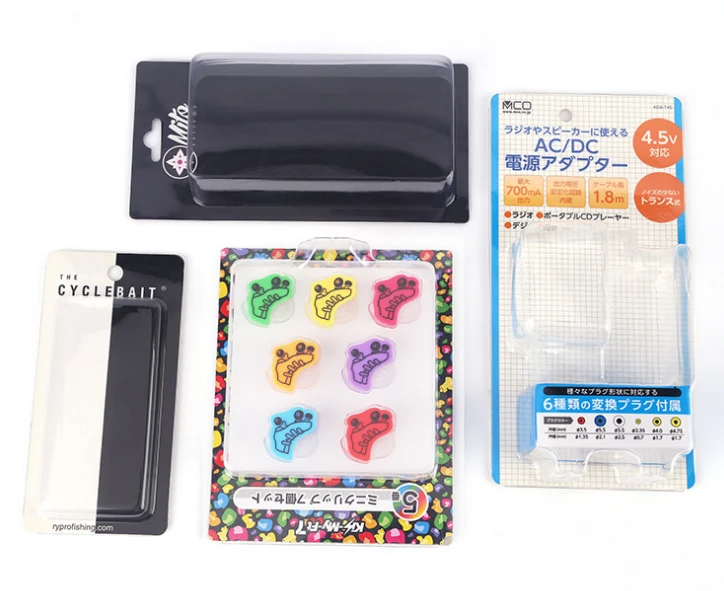 Пользовательские ПВХ/ПЭТ/PETG/полипропиленовый прозрачный блистер упаковка евро