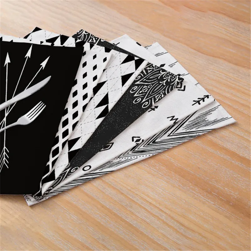 TTLIFE модная Подставка под столовый стол в полоску кухонное украшение обеденный