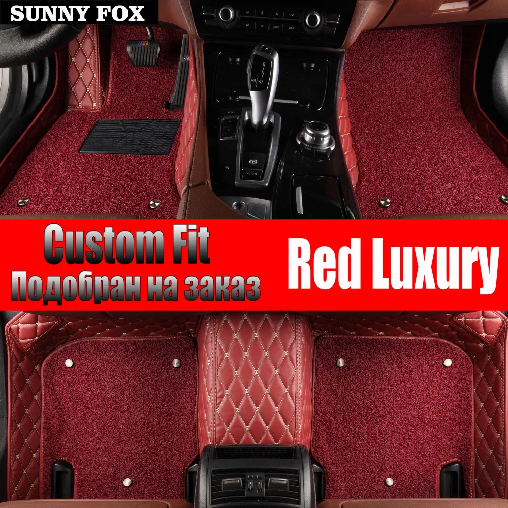 SUNNY FOX автомобильные коврики для Toyota Land Cruiser 200 Prado 150 120 Rav4 Corolla Avalon Highlander Camry Тюнинг