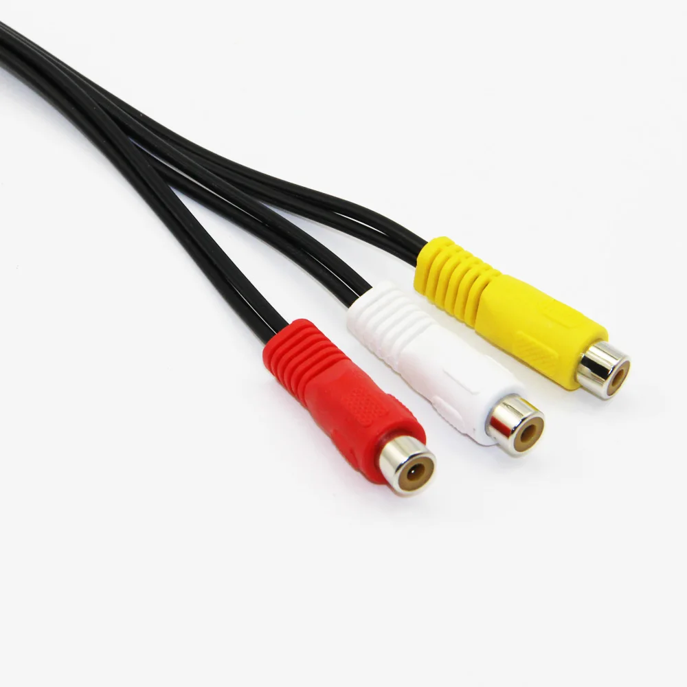 Разветвитель аудио и видео Bochara 3RCA мама на 2x3RCA Мама Удлинительный кабель длиной 20
