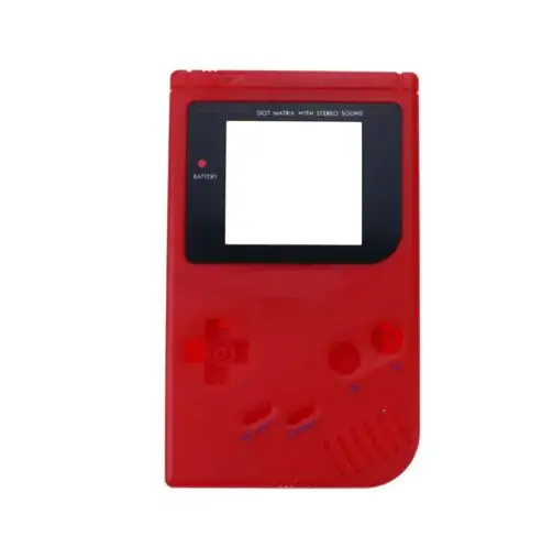 1 комплект 14 цветов на выбор для Gameboy Game Boy OEM консольный чехол Корпус с экраном и проводящей D-pad полные части - Цвет: A