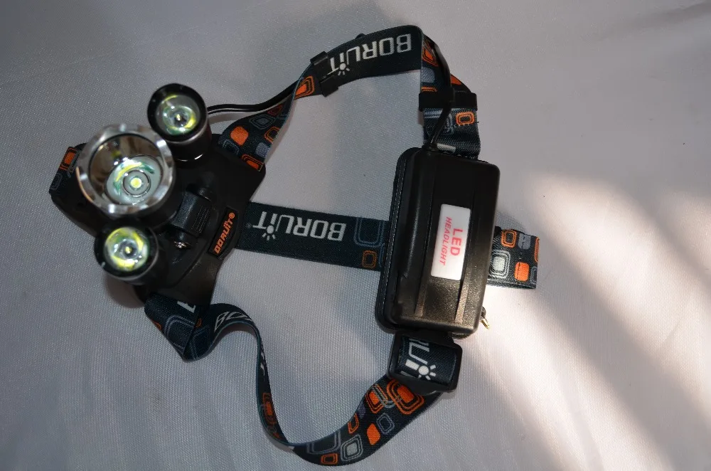 NEW 2014 RJ-3000 LED Head Flashlight Torch CREE XM-L T6+2*R5 5000 Lumens Headlamp Headlight Outdoor Sport +Charger | Лампы и освещение