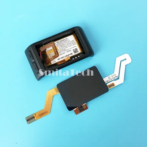 lcd with back cover Для Garmin Vivoactive HR gps Смарт часы дигитайзер ЖК-дисплей, емкостный сенсорный экран, задняя крышка чехол с литий-ионной батареей, лента - Цвет: lcd with back cover