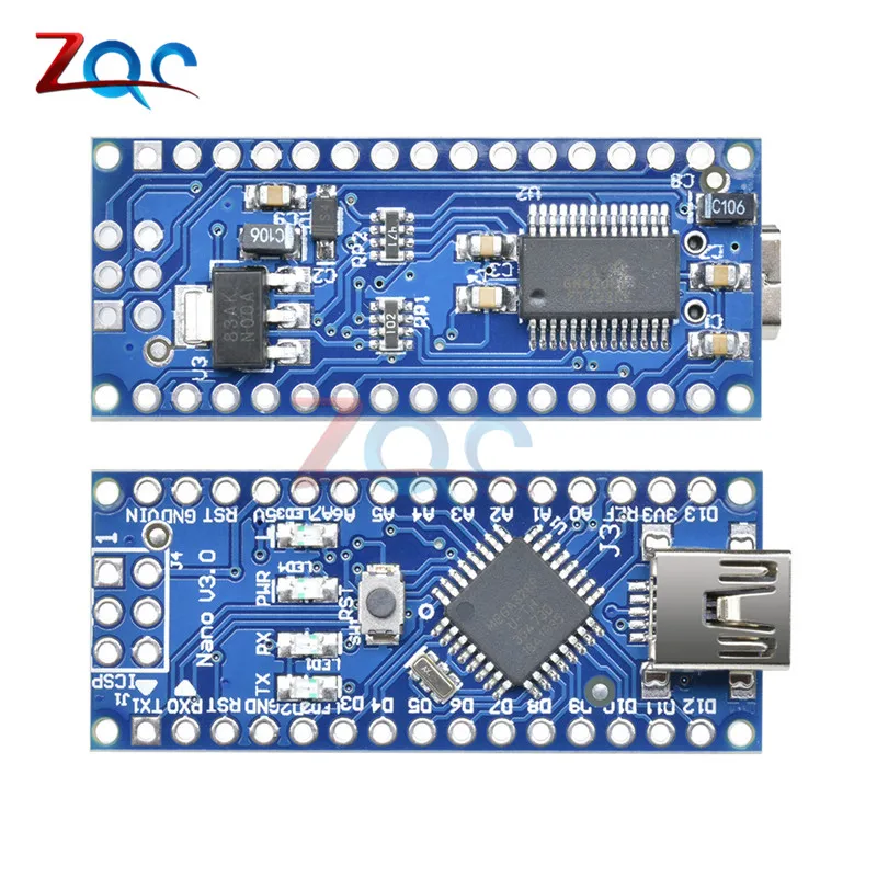Nano Mini USB с Загрузчиком совместимый контроллер 3 0 Для arduino CH340 драйвер 16 МГц v3.0 ATMEGA328P