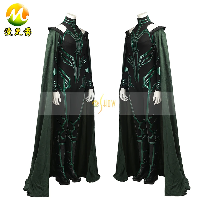 Thor Ragnarok Hela, карнавальный костюм, Thor 3 Hela, карнавальный костюм, комбинезон, костюм супергероя для Хеллоуин для взрослых женщин, на заказ