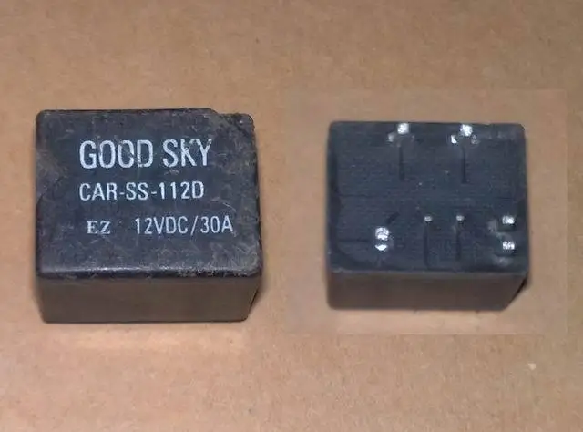 

Реле CAR-SS-112D 12VDC 4119-1c-7p-8 мм
