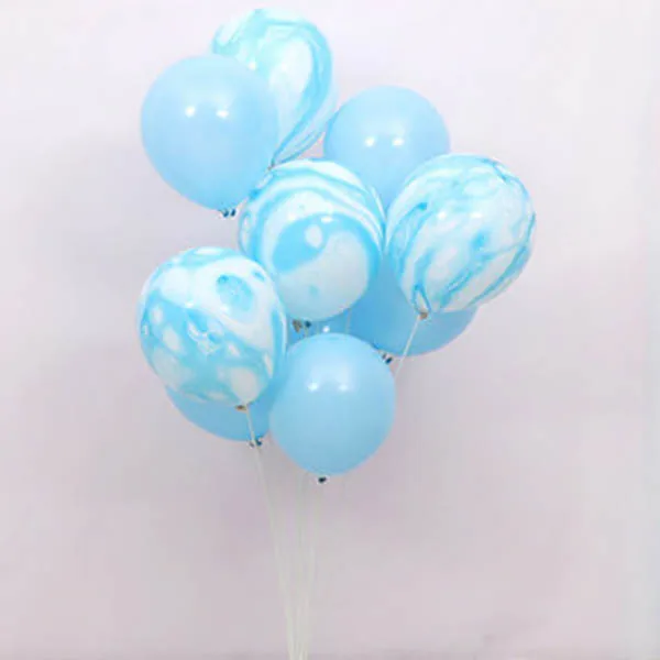 F mix 10pcs 10 шт Красочные вечерние шары из Латекса Розовый Синий Агат воздушный шар мраморной расцветки для свадьбы День рождения Декор детские игрушки Воздушные гелиевые шары - Цвет: F mix 10pcs