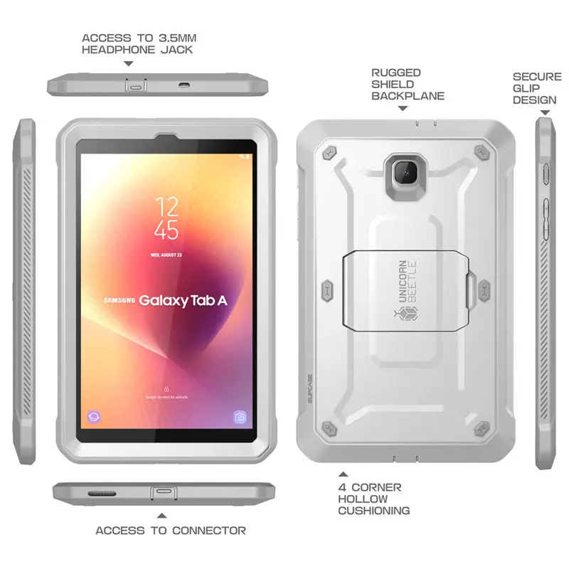 Чехол для Samsung Galaxy Tab A 8 0 SM T387 2018 SUPCASE UB Pro прочный со встроенной защитой экрана и
