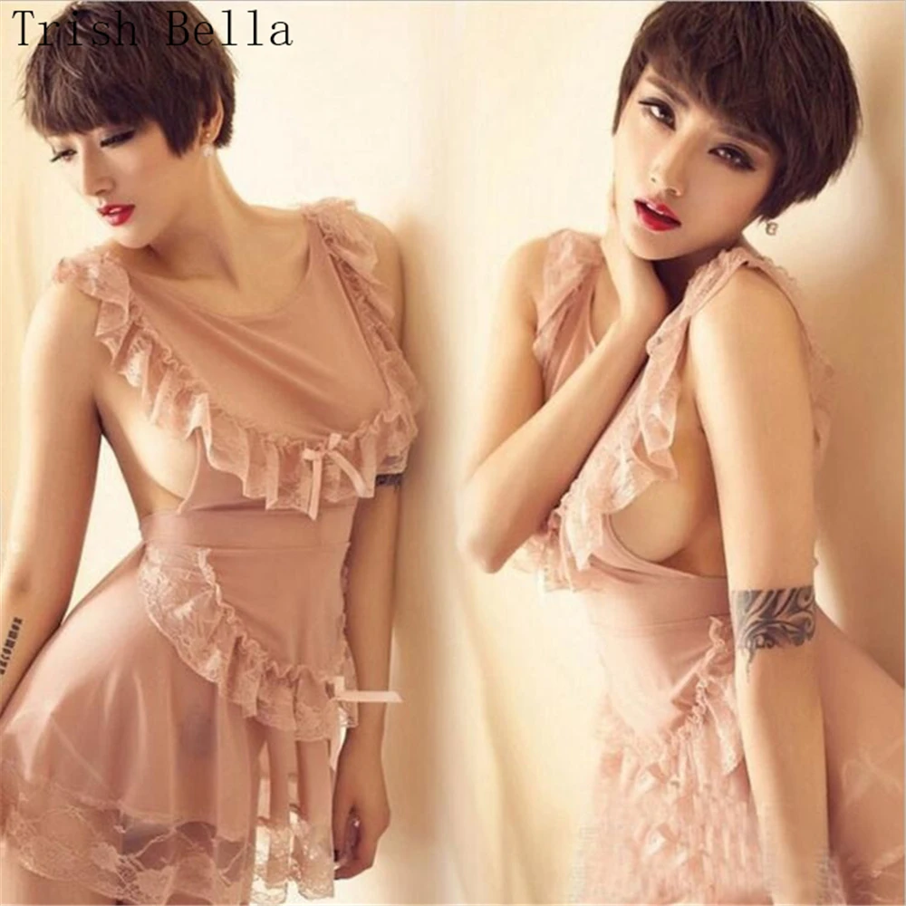 Новинка прозрачный фартук для лесбиянок бандажный платье сексуальное нижнее