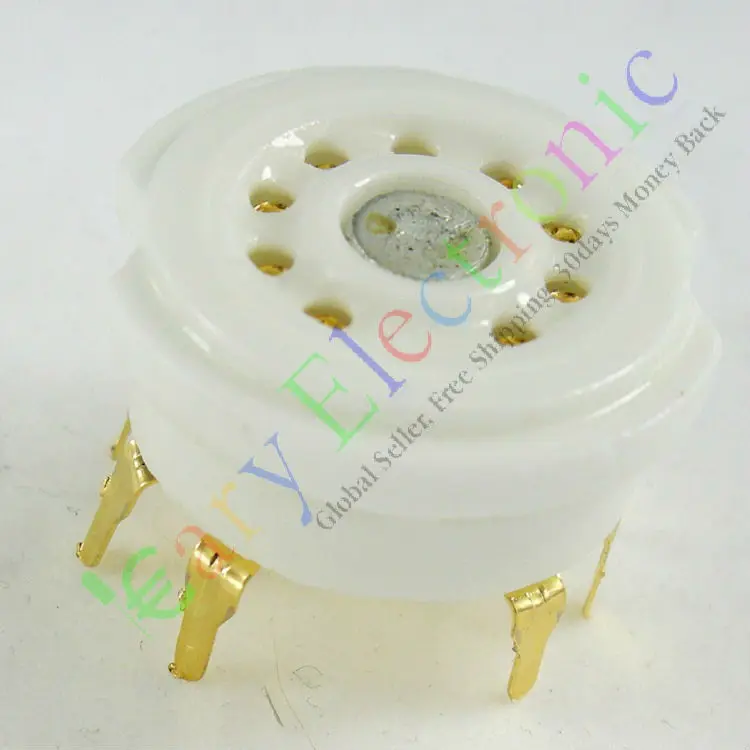 Оптовая и розничная продажа 4 шт. Золотая 9pin Керамическая вакуумная трубка PCB