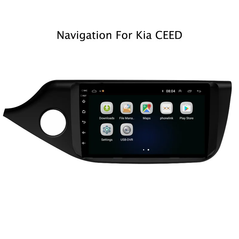 Ectwodvd 9 &quotAndroid 8 1 автомобильный dvd плеер gps навигация для Kia Ceed 2012 2016 Радио