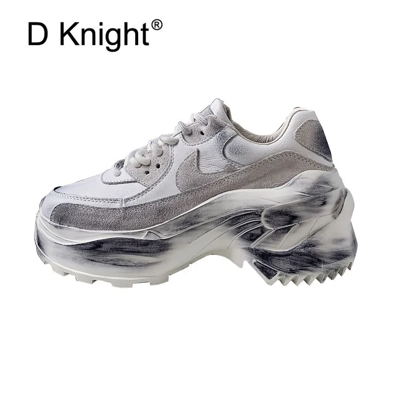 2019 весенне Осенняя обувь женская на платформе женские повседневные туфли