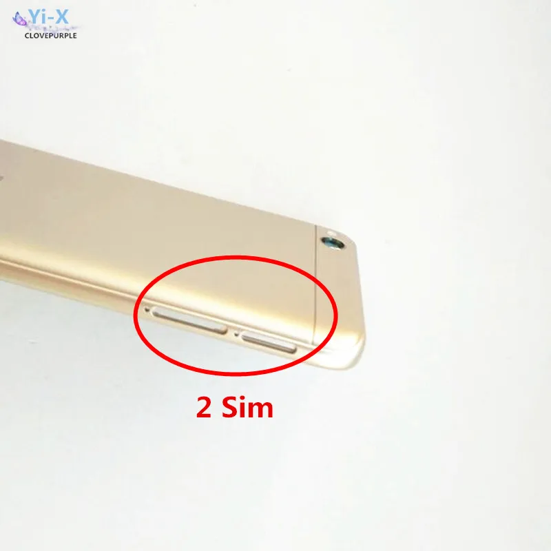 Новый корпус для Xiaomi Redmi 5A 5 A задняя крышка аккумулятора с кнопкой включения