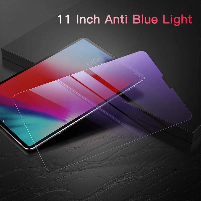 11 Inch Anti Blue Baseus 0,3 мм закаленное стекло для Apple iPad Pro 11 ''12,9'' защитное стекло 9H устойчивое к царапинам стекло для планшета для iPad Pro - Цвет: 11 Inch Anti Blue