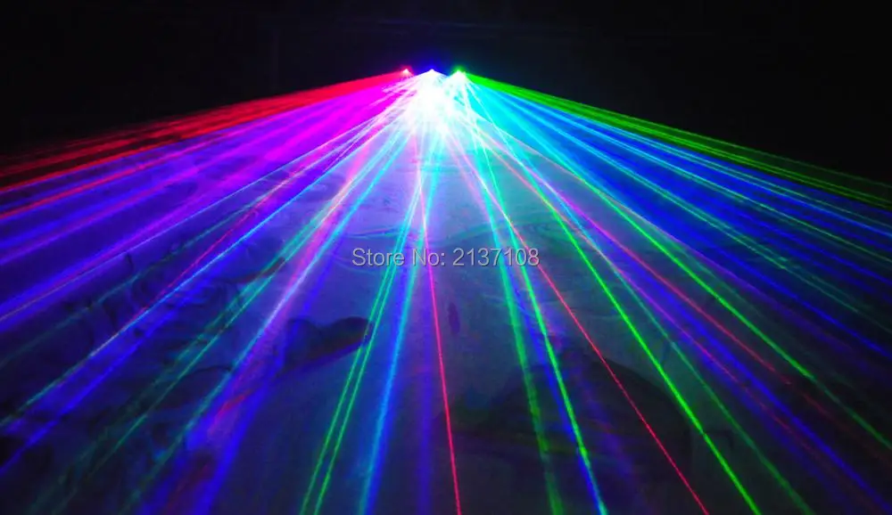 RGB светодиодный анимационный лазерсветильник жектор DMX512 Luces DJ диско вечерние