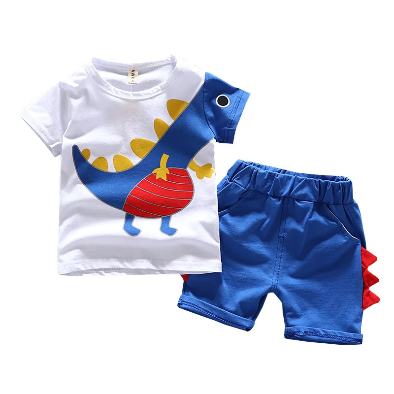 Горячая распродажа! Комплект летней детской одежды топ + шорты = комплект из 2