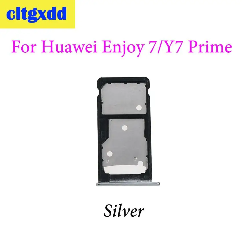 Cltgxdd новый лоток для sim карты и Сменные Запчасти лотков SIM/Micro SD Huawei Enjoy 7 Plus/Y7