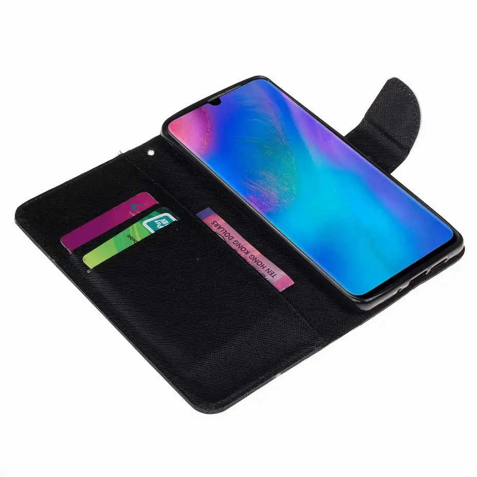 Из искусственной кожи чехол-бумажник флип-чехол для huawei P20 P30 P9 P10 Коврики 10 20 Pro Lite Y6 Y5 P Smart Honor 8X8 9 Lite чехол для телефона