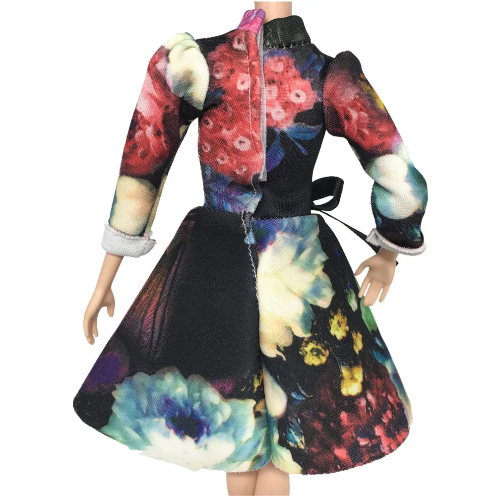 NK новейший комплект Кукольное платье модная мини юбка мягкая ткань благородный и