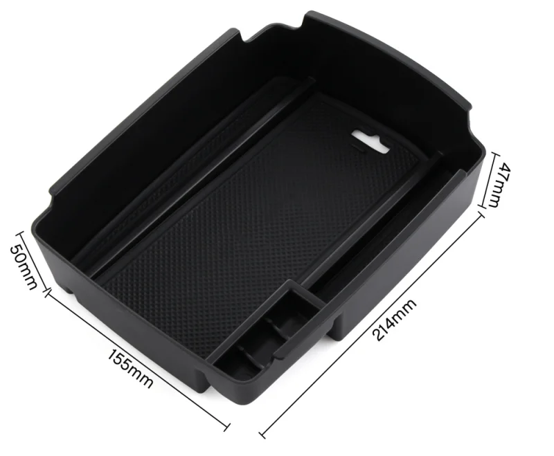 Стайлинг автомобиля ABS внутренний передний центральный ящик для хранения