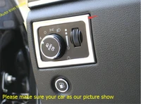 lapetus headlight head lights lamps switch button frame cover trim fit for jeep grand cherokee 2011 2014 auto accessories