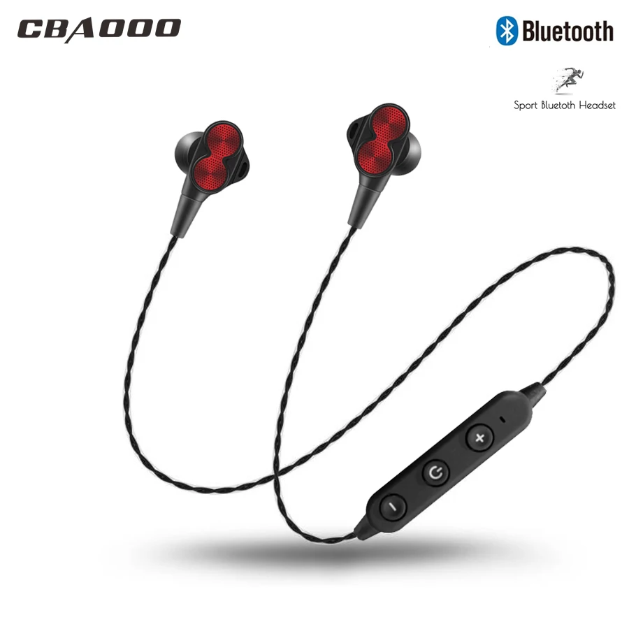 Беспроводные наушники CBAOOO, Bluetooth наушники, наушники для телефона, xiaomi, Шейная спортивная Гарнитура, стерео басовые наушники с микрофоном