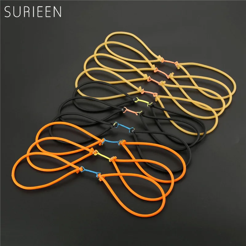 5 шт. рогатки ремешок из латексной резины для рыба стрелка Рыбалка Рогатка 1.7mmX4.5mm